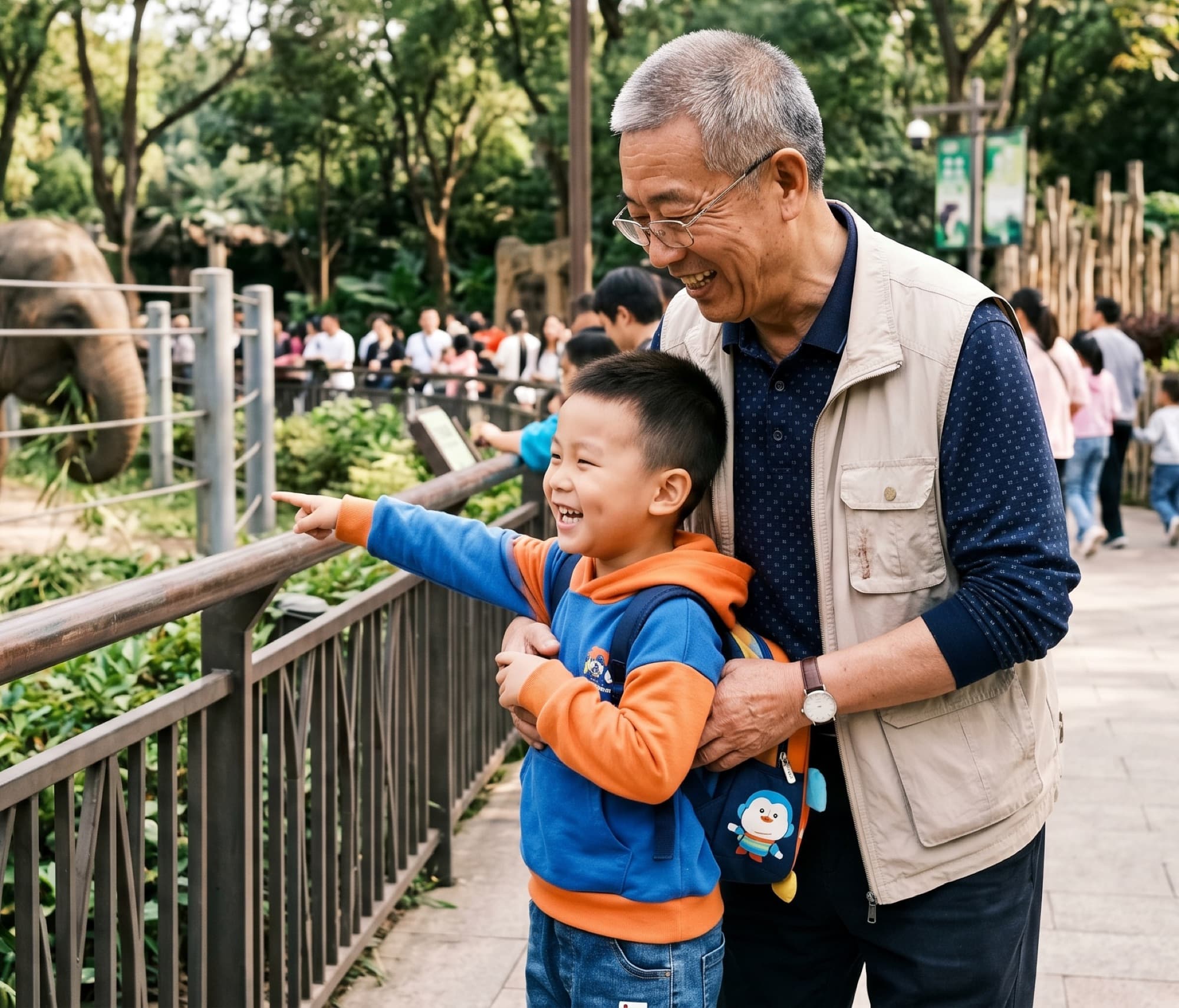 A day out at the zoo — the kind of present-tense engagement that returns when unexplained symptoms finally get a proper cross-system investigation